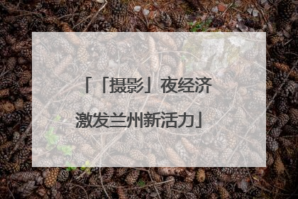 「摄影」夜经济激发兰州新活力