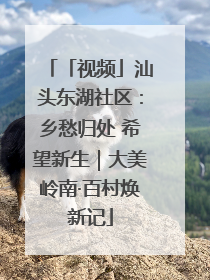 「视频」汕头东湖社区：乡愁归处 希望新生｜大美岭南·百村焕新记