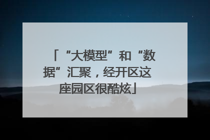 “大模型”和“数据”汇聚，经开区这座园区很酷炫