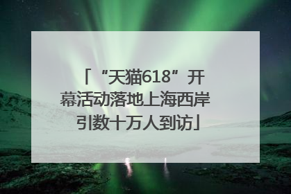 “天猫618”开幕活动落地上海西岸 引数十万人到访