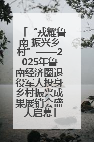 “戎耀鲁南 振兴乡村”——2025年鲁南经济圈退役军人投身乡村振兴成果展销会盛大启幕