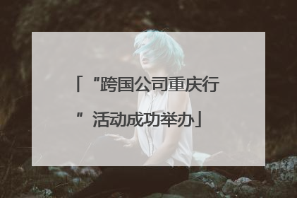 “跨国公司重庆行”活动成功举办