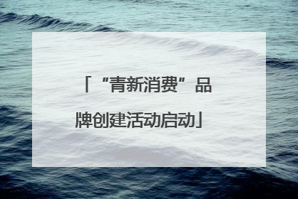 “青新消费”品牌创建活动启动