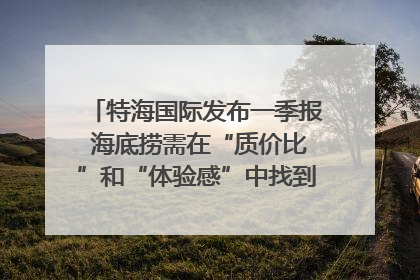特海国际发布一季报 海底捞需在“质价比”和“体验感”中找到平衡｜新经济观察