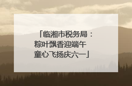 临湘市税务局：粽叶飘香迎端午 童心飞扬庆六一