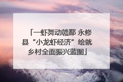 一虾舞动赣鄱 永修县“小龙虾经济”绘就乡村全面振兴蓝图