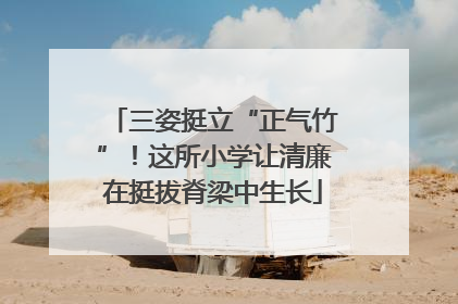 三姿挺立“正气竹”！这所小学让清廉在挺拔脊梁中生长