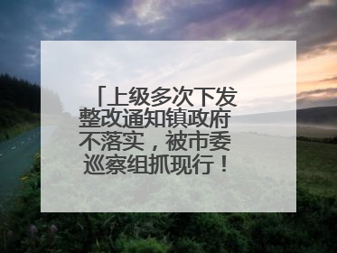 上级多次下发整改通知镇政府不落实，被市委巡察组抓现行！吉林一副镇长受党内警告处分