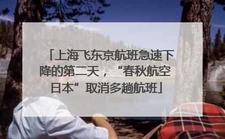 上海飞东京航班急速下降的第二天，“春秋航空日本”取消多趟航班