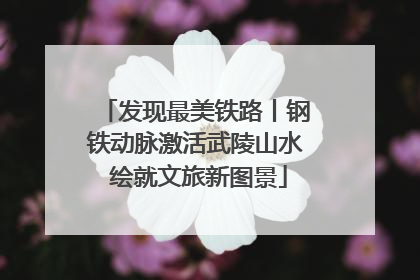 发现最美铁路丨钢铁动脉激活武陵山水 绘就文旅新图景