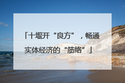 十堰开“良方”，畅通实体经济的“筋络”