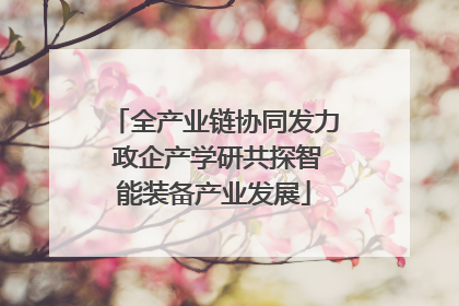 全产业链协同发力 政企产学研共探智能装备产业发展