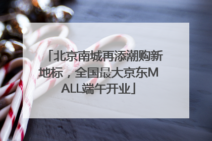 北京南城再添潮购新地标，全国最大京东MALL端午开业