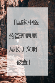 国家中医药管理局原局长于文明被查