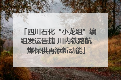 四川石化“小龙组”编组发运告捷 川内铁路航煤保供再添新动能