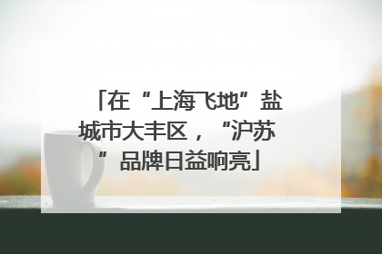 在“上海飞地”盐城市大丰区，“沪苏”品牌日益响亮