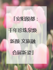 安阳殷都：千年珍珠泉焕新颜 文旅融合展新姿