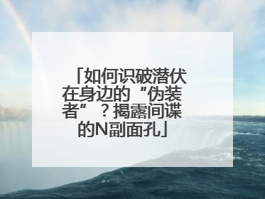 如何识破潜伏在身边的“伪装者”？揭露间谍的N副面孔