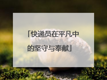 快递员在平凡中的坚守与奉献