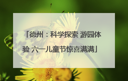 德州：科学探索 游园体验 六一儿童节惊喜满满
