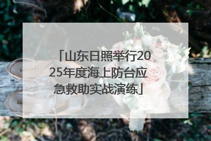 山东日照举行2025年度海上防台应急救助实战演练