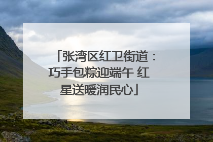 张湾区红卫街道：巧手包粽迎端午 红星送暖润民心