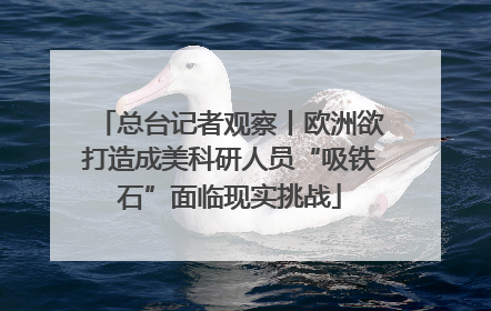 总台记者观察丨欧洲欲打造成美科研人员“吸铁石”面临现实挑战