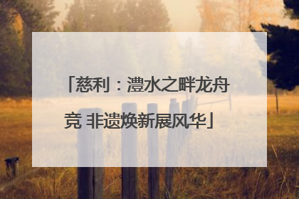慈利：澧水之畔龙舟竞 非遗焕新展风华