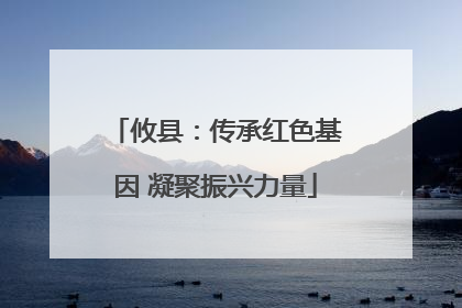 攸县：传承红色基因 凝聚振兴力量