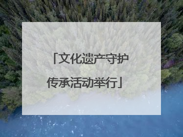 文化遗产守护传承活动举行