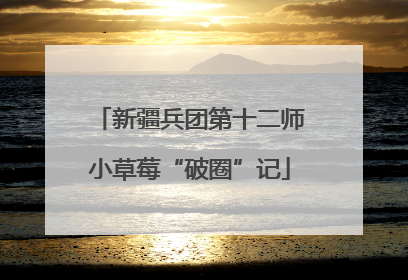 新疆兵团第十二师小草莓“破圈”记