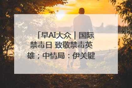 早AI大众｜国际禁毒日 致敬禁毒英雄；中情局：伊关键核设施被摧毁