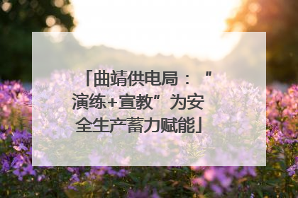 曲靖供电局：“演练+宣教”为安全生产蓄力赋能
