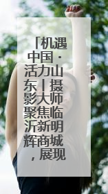 机遇中国・活力山东丨摄影大师聚焦临沂新明辉商城，展现商贸物流新风貌