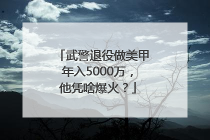 武警退役做美甲年入5000万，他凭啥爆火？