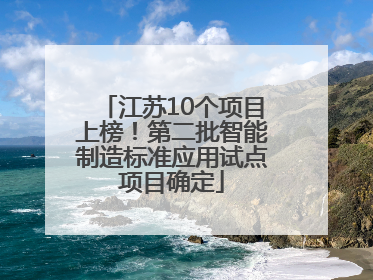 江苏10个项目上榜！第二批智能制造标准应用试点项目确定