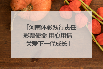 河南体彩践行责任彩票使命 用心用情关爱下一代成长