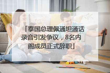 泰国总理佩通坦通话录音引发争议，8名内阁成员正式辞职