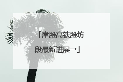 津潍高铁潍坊段最新进展→