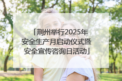 荆州举行2025年安全生产月启动仪式暨安全宣传咨询日活动