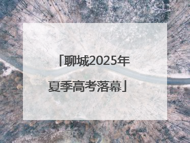 聊城2025年夏季高考落幕
