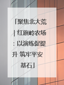 聚焦北大荒｜红旗岭农场：以演练促提升 筑牢平安基石