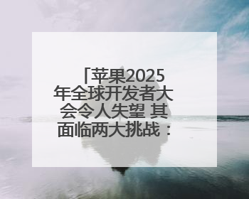 苹果2025年全球开发者大会令人失望 其面临两大挑战：AI和特朗普