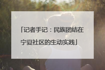 记者手记：民族团结在宁夏社区的生动实践