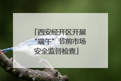 西安经开区开展“端午”节前市场安全监督检查