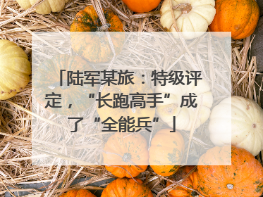 陆军某旅：特级评定，“长跑高手”成了“全能兵”