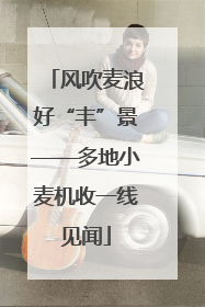 风吹麦浪好“丰”景——多地小麦机收一线见闻