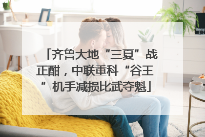 齐鲁大地“三夏”战正酣，中联重科“谷王”机手减损比武夺魁