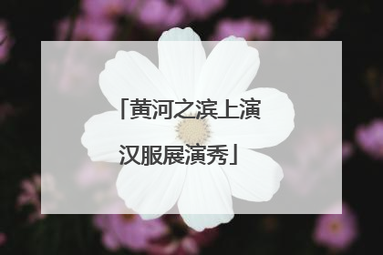 黄河之滨上演汉服展演秀