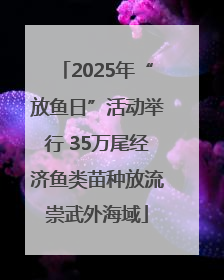 2025年“放鱼日”活动举行 35万尾经济鱼类苗种放流崇武外海域